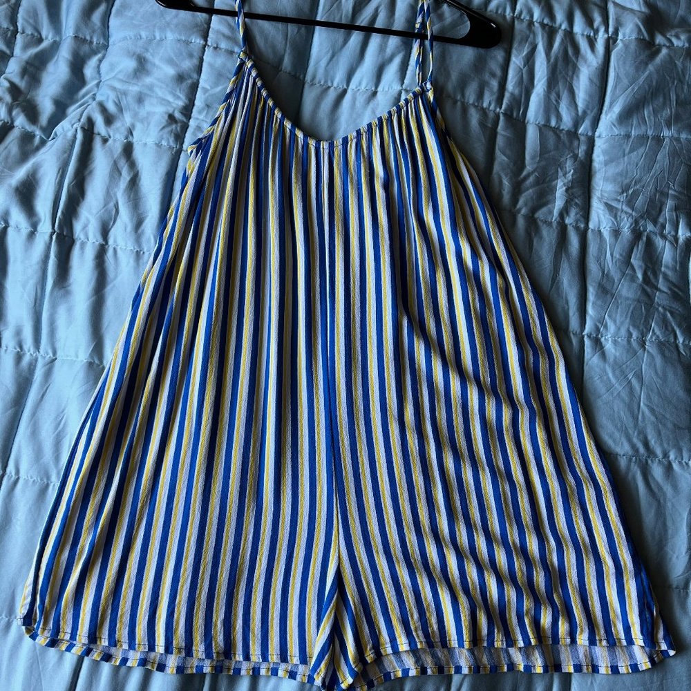 Cute Striped Romper Size M